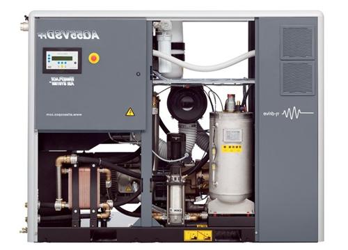 Atlas AQ water jet screw oil-free compressor